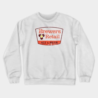 Retro Ale & Beer Brewers Crewneck Sweatshirt